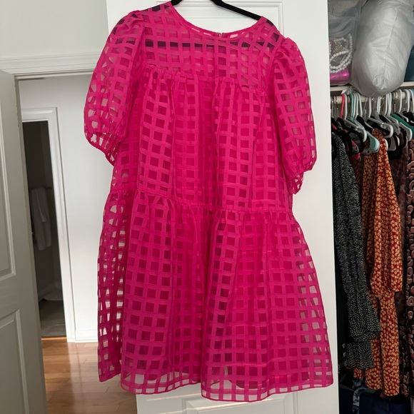 English factory pink mini dress - Picture 1 of 1